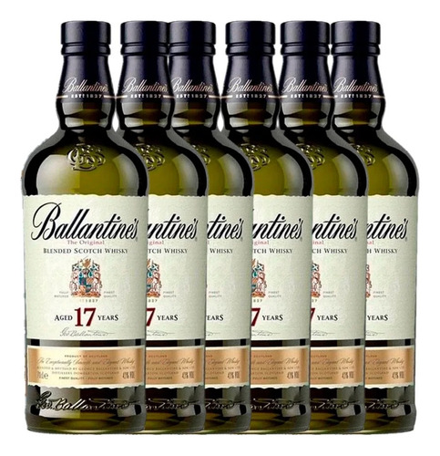 Whisky Ballantines 17 Años Blended Scotch 750ml En Estuche