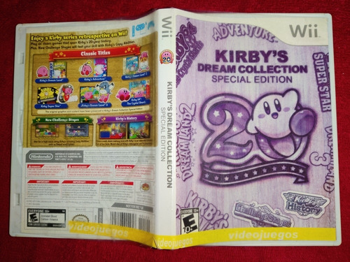 Vídeojuego Kirby Dream Collection Special Edition (wii) (Usado)