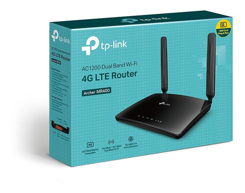 Router Inalámbrico 4g Lte Tp-link Archer Mr400, Ac1200 Ctman