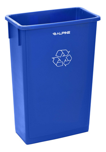 Alpine Industries Cubo De Basura Delgado De 23 Galones, Cont