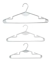 Comprar 20 Perchas De Plastico Blanco Niño O Adulto Blancas