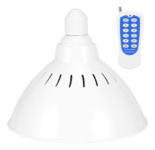 Js Luz Led Para Piscina E27 Con Bombilla Rgb Con Mando A