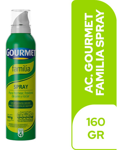 Aceite Gourmet Fam Spray 160 Gr - L