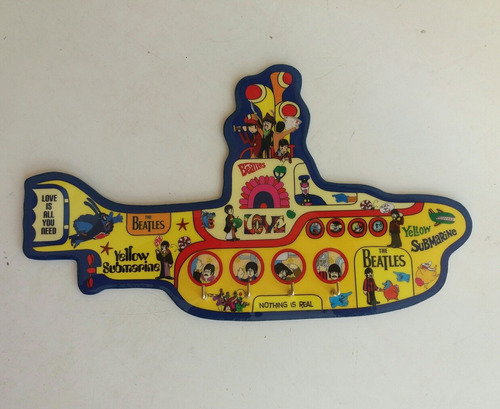 Colgador De Llaves Yellow Submarine The Beatles