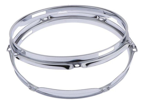 2 Piezas Solid 6 Lug Drum Hoop Snare Side Hoop (10 Pulgadas