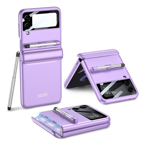 Funda Con Tapa Gkk Para Samsung Galaxy Z Flip3 5g