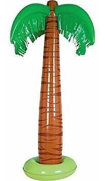 Inflable Del Partido Del Árbol De Palma De Accesorios (1 Car