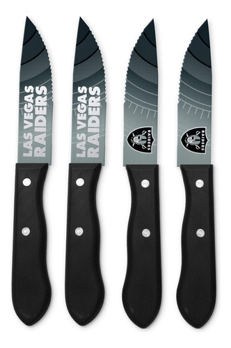 Cuchillos Para Carne Nfl Las Vegas Raiders Set De 3