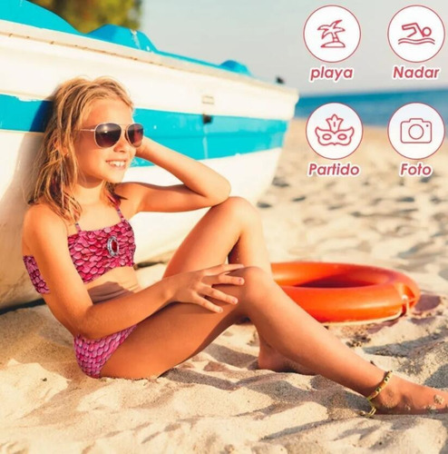 Ph Compatible Set De 3 Piezas Con Forma De Cola De Sirena