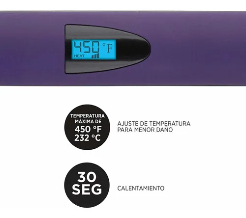 Planchita de pelo Hot Tools Signature HTST2578 HTST2578 violeta