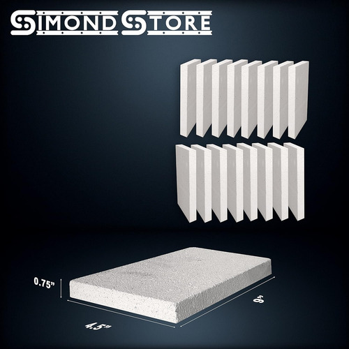 Ladrillo Aislante 0.75 X 4.5 X 9 Clasificado 2500f L...