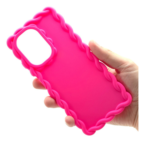 Funda Protector Case Redmi A5 Uso Rudo Carcasa Reforzado Crochet - Rosa Redmi A5