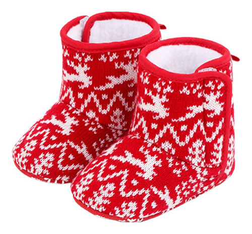 Botas Navideñas Cálidas, Zapatos Para Bebés, Encantadores, A