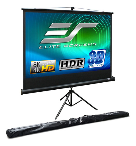 Elite Screens TriPod Series - Pantalla De Proyeccion Ajustab