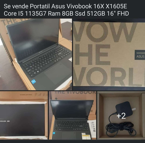 Notebook Asus Vivobook 16 X1605za I5 8gb 512gb 16´´ W11 Dimm