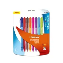 Comprar 8 Boligrafos Colores Retractil Paper Mate Trazo 1 Mm