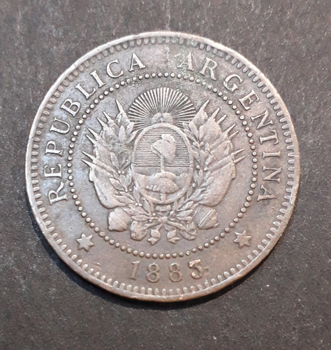 Argentina 1 Centavo 1883 Cj39 Mb