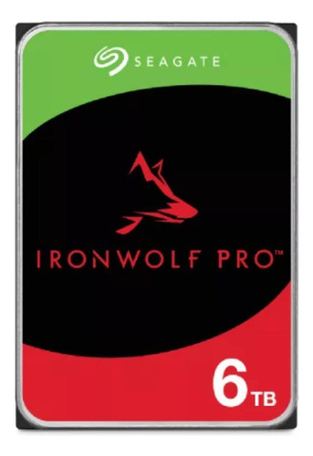 Disco Duro Seagate Ironwolf Pro 6tb 3.5 Sata 7200rpm 256mb 