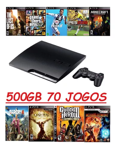 Ps3 Playstation 3 Super Slim 80 Jogos Originais