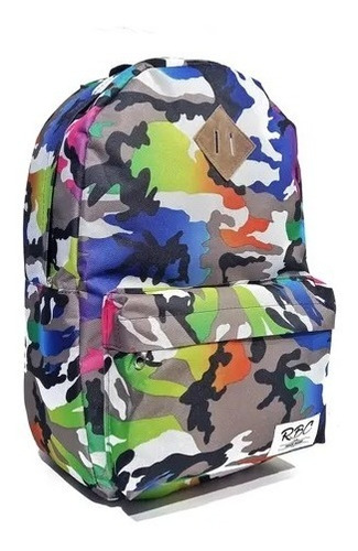 Mochila Rbc Urbana Unisex Camuflado Liquidacion