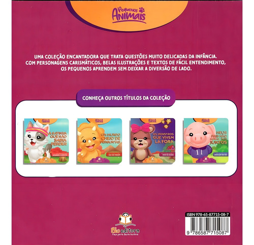Livro Pequenos Animais - Os Monstros Que Vivem La Fora