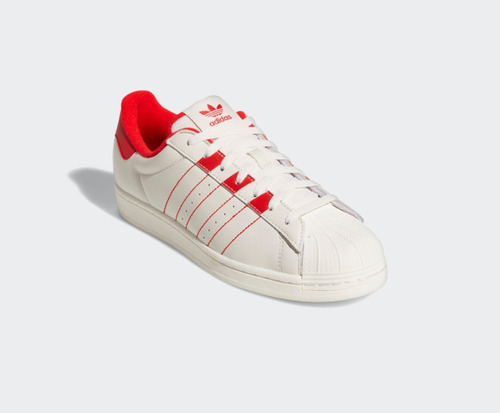 Tenis adidas Super Star White/red Originales 