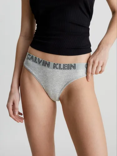Pantie Gris De Algodón Bikini Para Mujer Calvin Klein