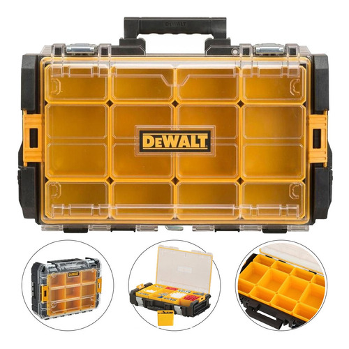 Organizador Tampa Transparente Toughsystem- Dwst08202 Dewalt