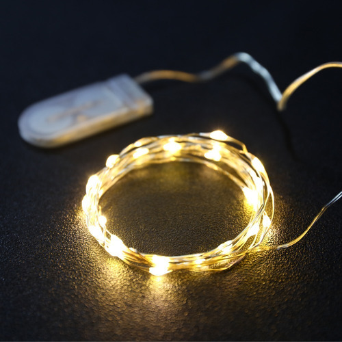 Extensión De Luces Micro Led De 2m X 15 Unid Luz Calida