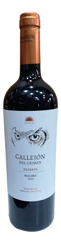 Vino Callejón Del Crimen Reserva Malbec 750ml