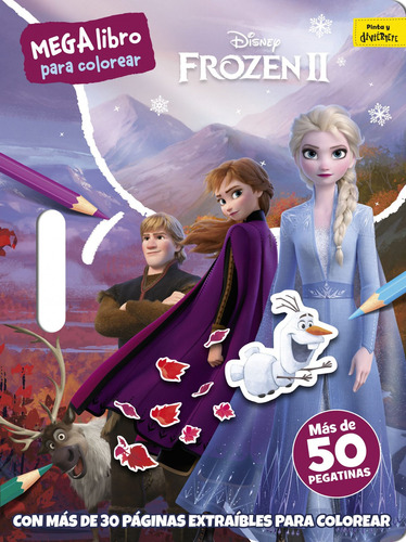 Libro - Frozen 2. Megalibro Para Colorear 