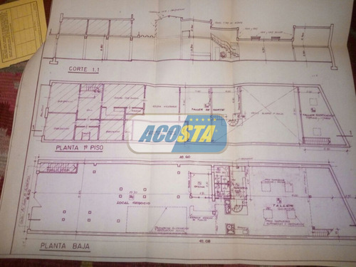 Excelente Local Con Vivienda, Ex-fabrica Vitraux, Sobre Av. J. B. Alberdi Al 4100