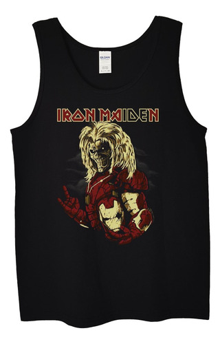 Polera Musculosa Iron Maiden Eddie Iron Ma Metal Abominatron
