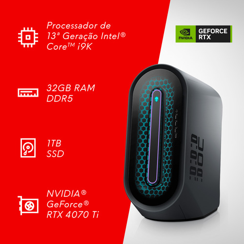 Computador Alienware R15 Intel I9k Rtx 4070ti 32gb 1tb Ssd