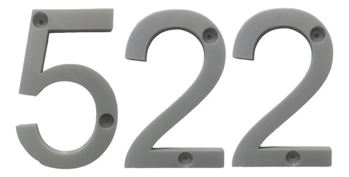 Números De Departamentos 3d, Mxdgu-522, Número 522,  17.7cm