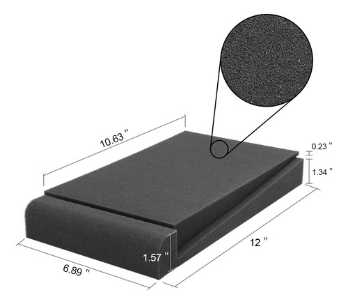 Almohadilla Aislamiento Acustico Para Monitor Estudio 5  Ma