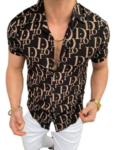 Camisa De Manga Larga Floral Hawaiana 3d De Verano Nueva