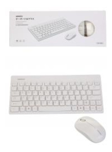 Miniso Set De Teclado Con Mouse Blanco 2 Piezas