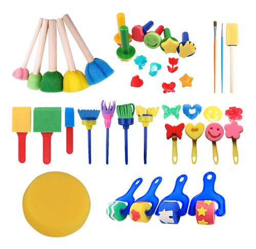30 Piezas Lavable Diy Juguetes Educativos Sello Para Niños