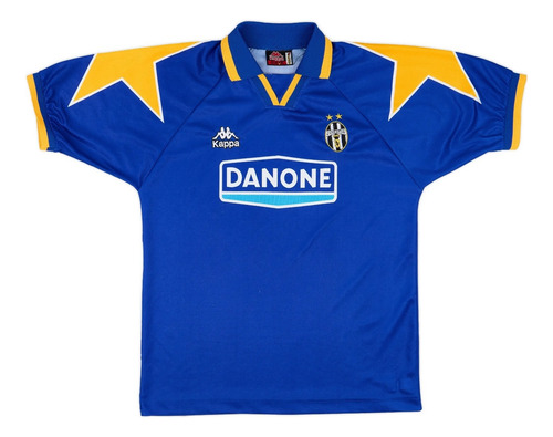 Jersey Juventus De Italia Retro 94 Danone Azul