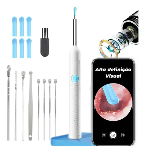 Limpadores de Ouvidos com Alta Definição Câmera Sem Fio Kit — R$ 48,02 em Mercado Livre, 51% OFF