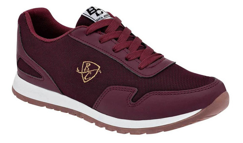 Been Class Mujer Tenis Urbano En Color Vino Cod 90232-1