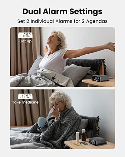 Despertador Jackyled Com 4 Carregadores Usb, Power Strip 3