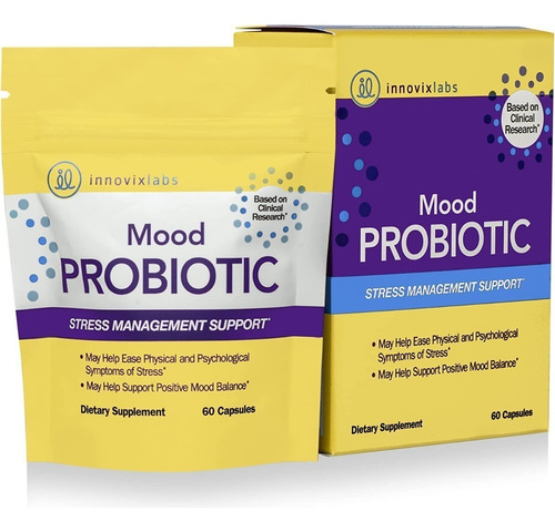 Mood Probiotic, Innovixlabs 60caps, Apoyo Estado Animo,