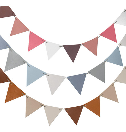 Banderín De 12 Uds., Banderas Triangulares, Colgantes Diy