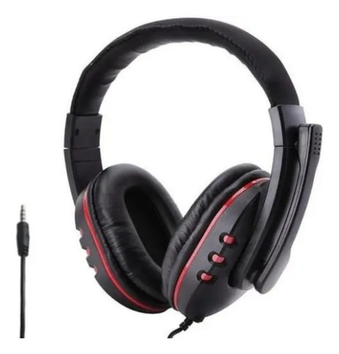 Fone De Ouvido Headphone Gamer P2 Microfone -preto