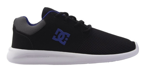 Zapatilla Dc Midway Black Blue Running Hombre Original 