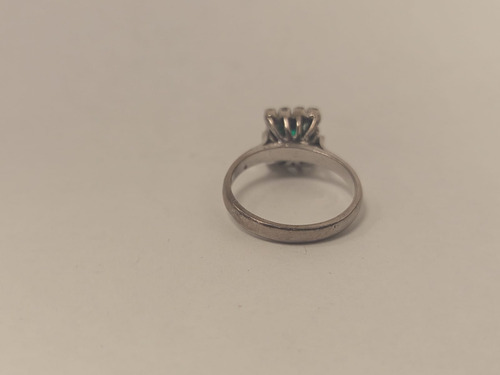Anillo De Plata Paladio, 3.3 Gramos Blanco 6.5 (Usado)