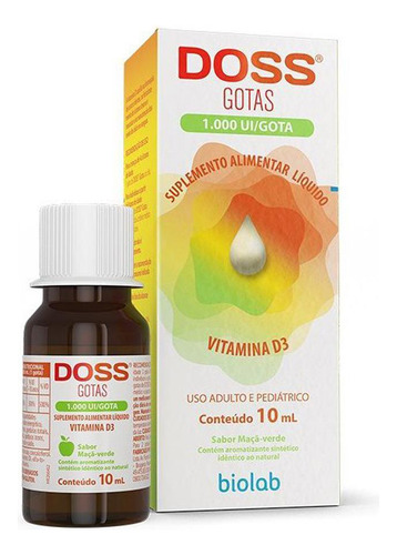 Doss Gotas 1000ui Com 10ml