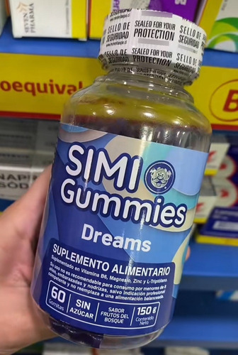Simi Gummies Dreams Zinc B5 Magnesio L-triptofano 60 Gomitas